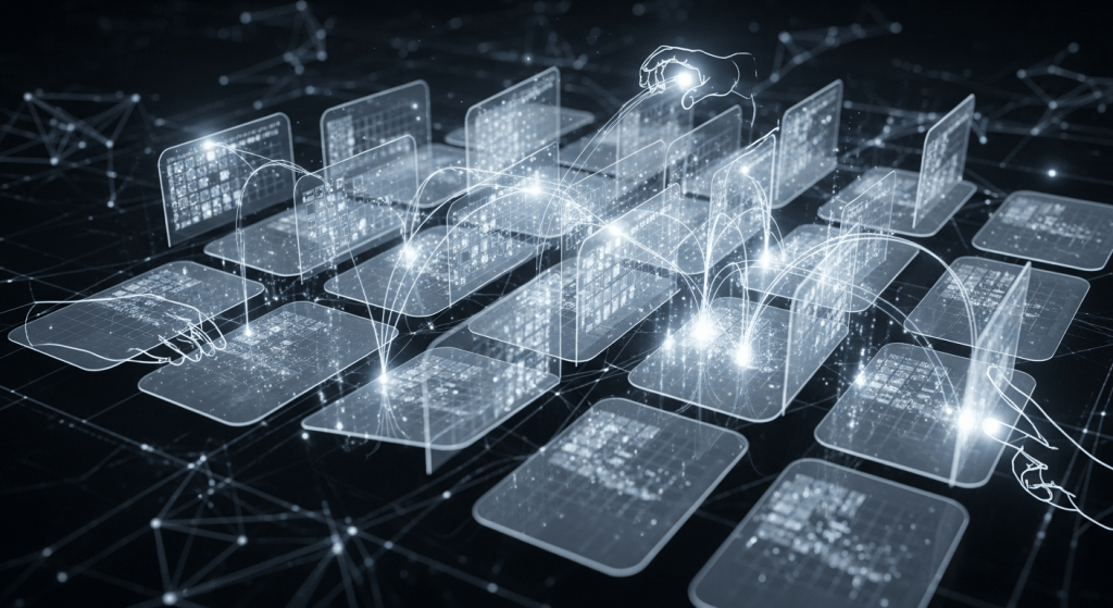 다중 패널을 연결하며 데이터를 처리하는 디지털 인터페이스